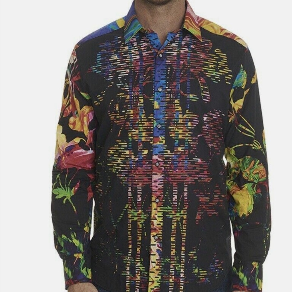 Robert Graham Multicolor Patterned Shirt